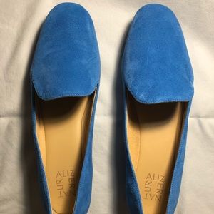 Naturalizer Suede Bahama Blue Loafers